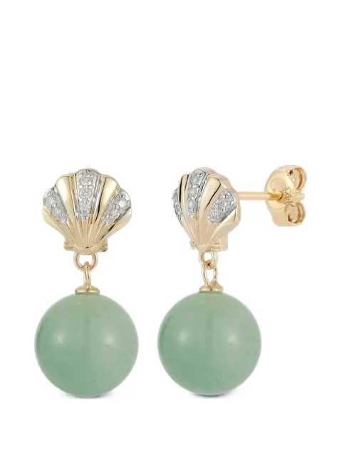 Mateo Petite Venus jade drop earrings