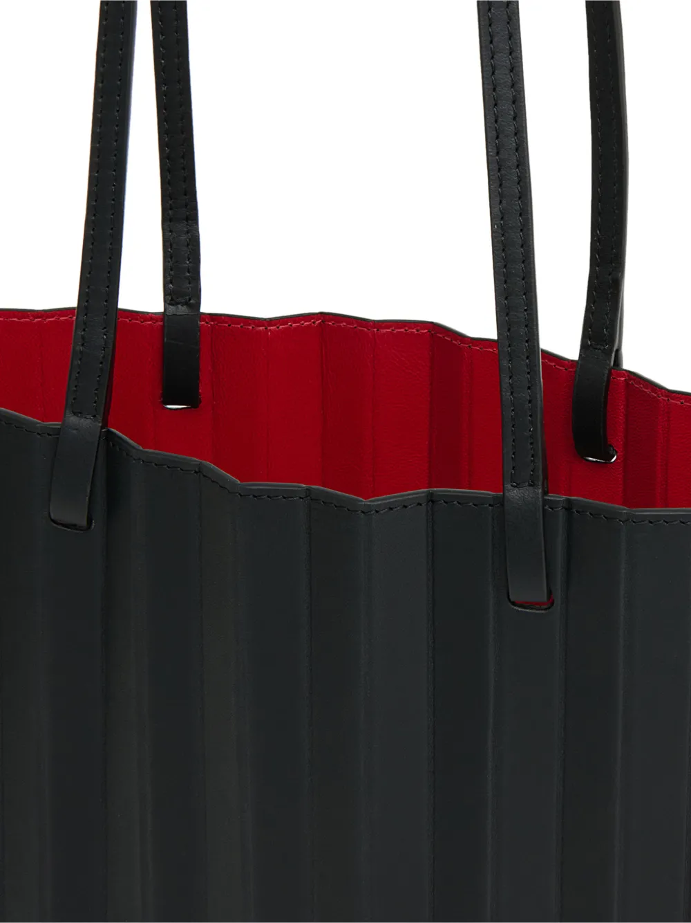 Mansur Gavriel Filo geplooide shopper Zwart