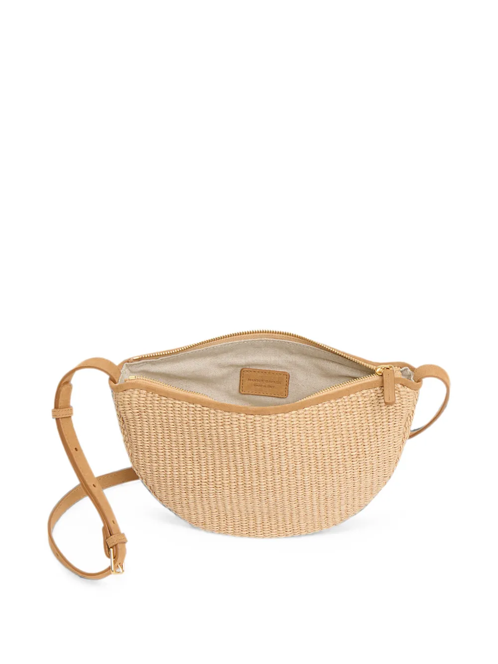 Mansur Gavriel Moon Sling crossbodytas Beige