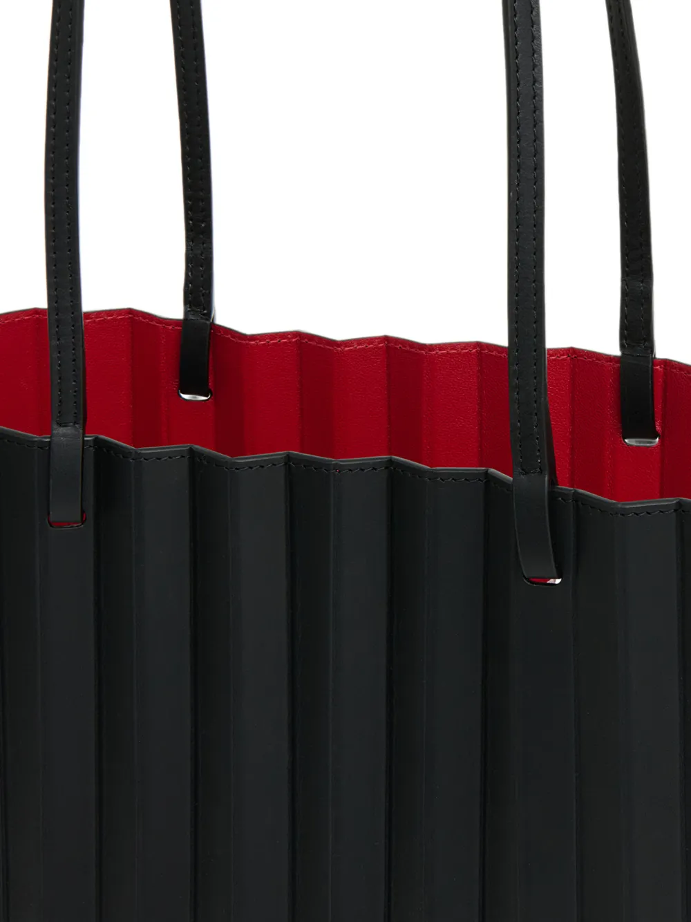 Mansur Gavriel Filo geplooide shopper Zwart