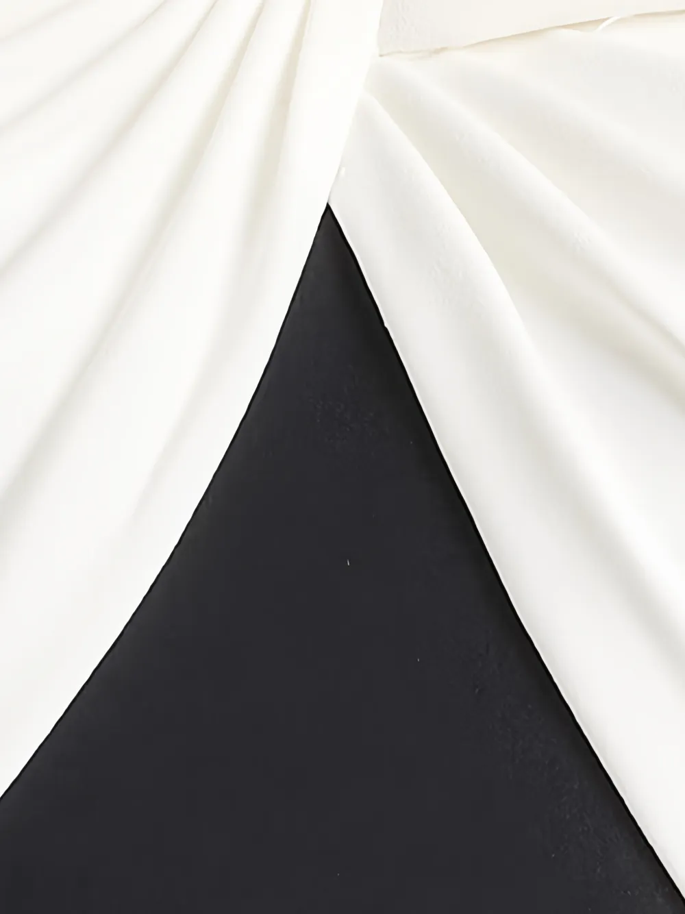 Tadashi Shoji Off-shoulder maxi-jurk met gedraaid detail Wit