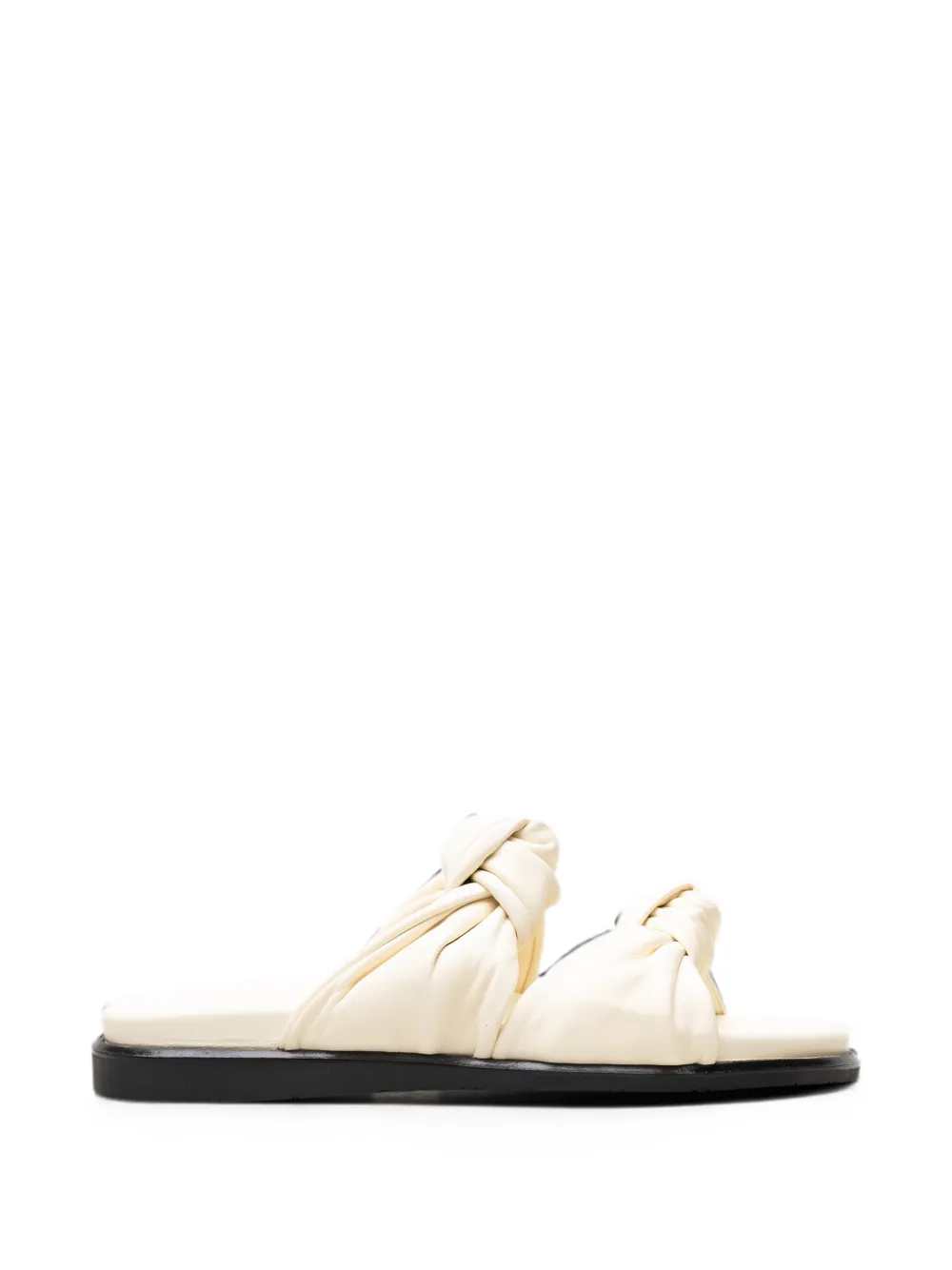 Dear Frances Tye knot-detail sandals - Weiß