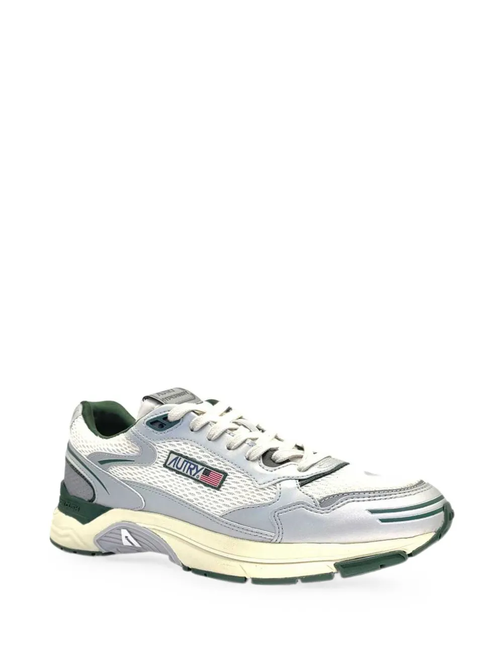 Autry metallic mesh sneakers Beige