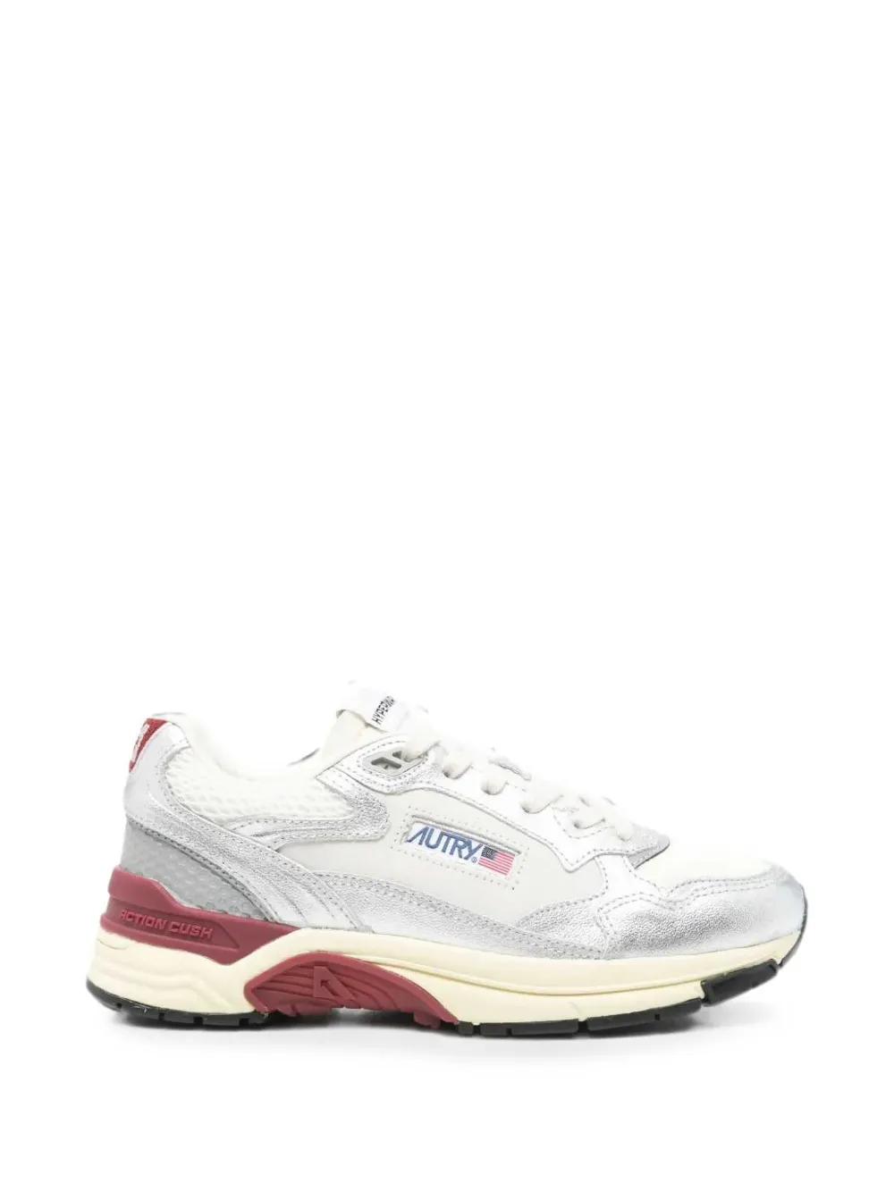 Autry Hyperway metallic sneakers Beige