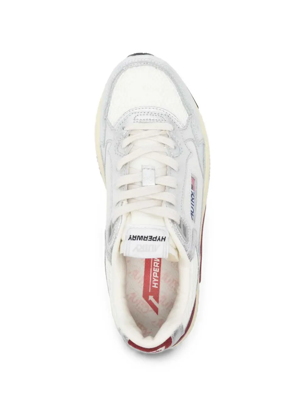 Autry Hyperway metallic sneakers Beige