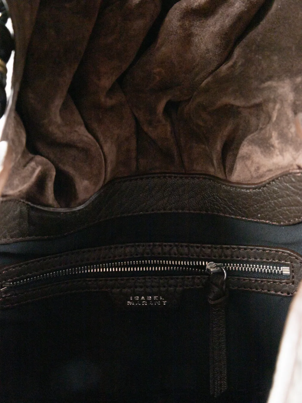 ISABEL MARANT Bolton shopper met kralen Bruin