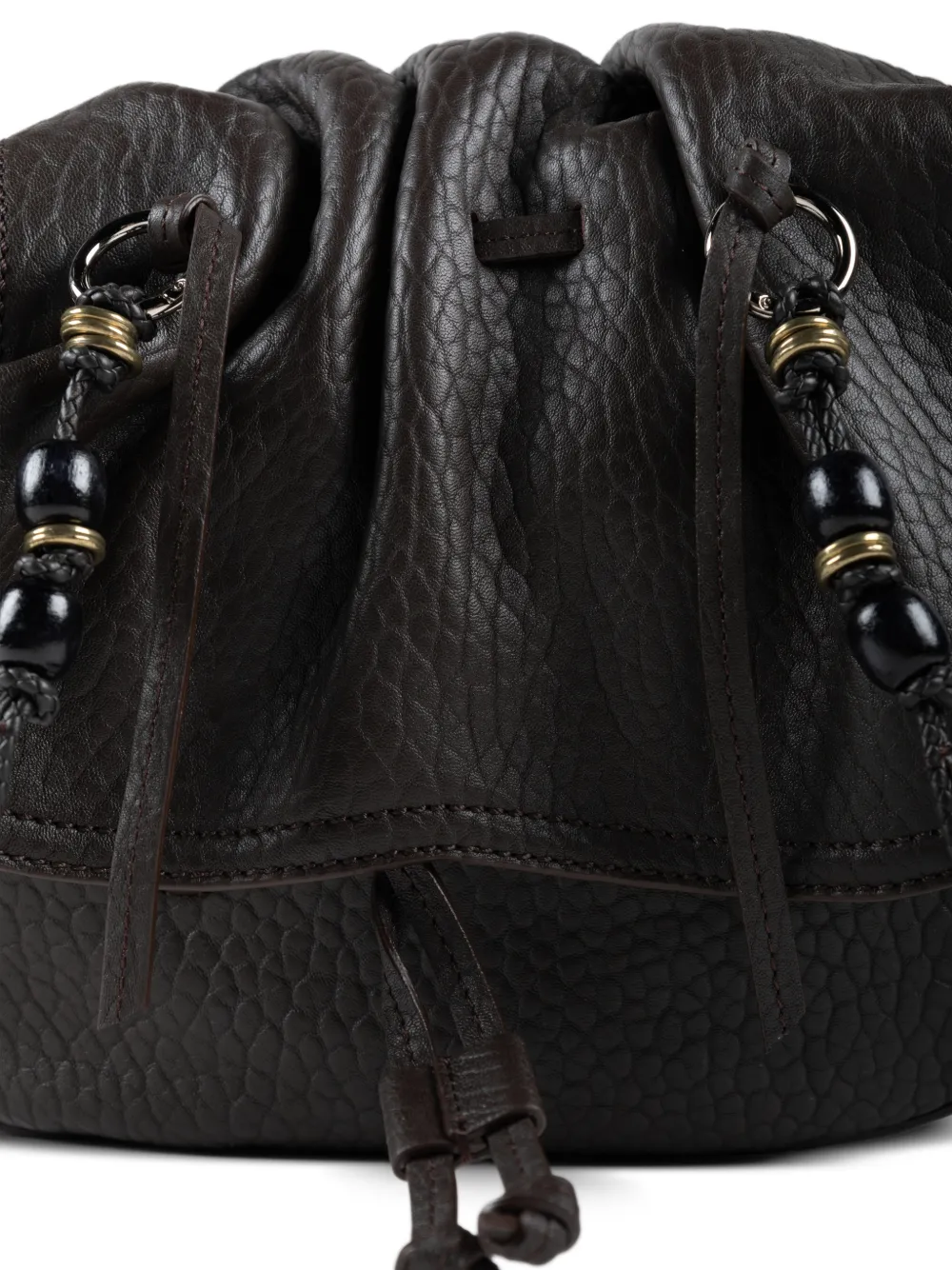 ISABEL MARANT Bolton shopper met kralen Bruin