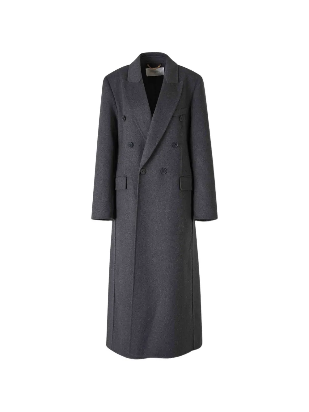 Victoria Beckham double-breasted button-fastening coat - Grau