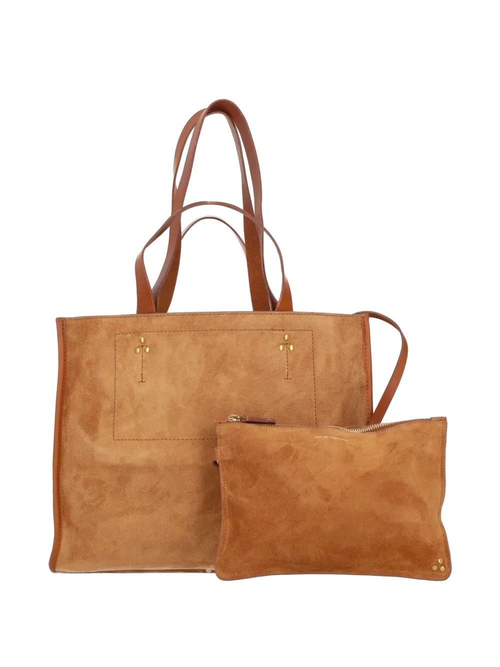 Jérôme Dreyfuss Léon M suede tote bag - Toni neutri