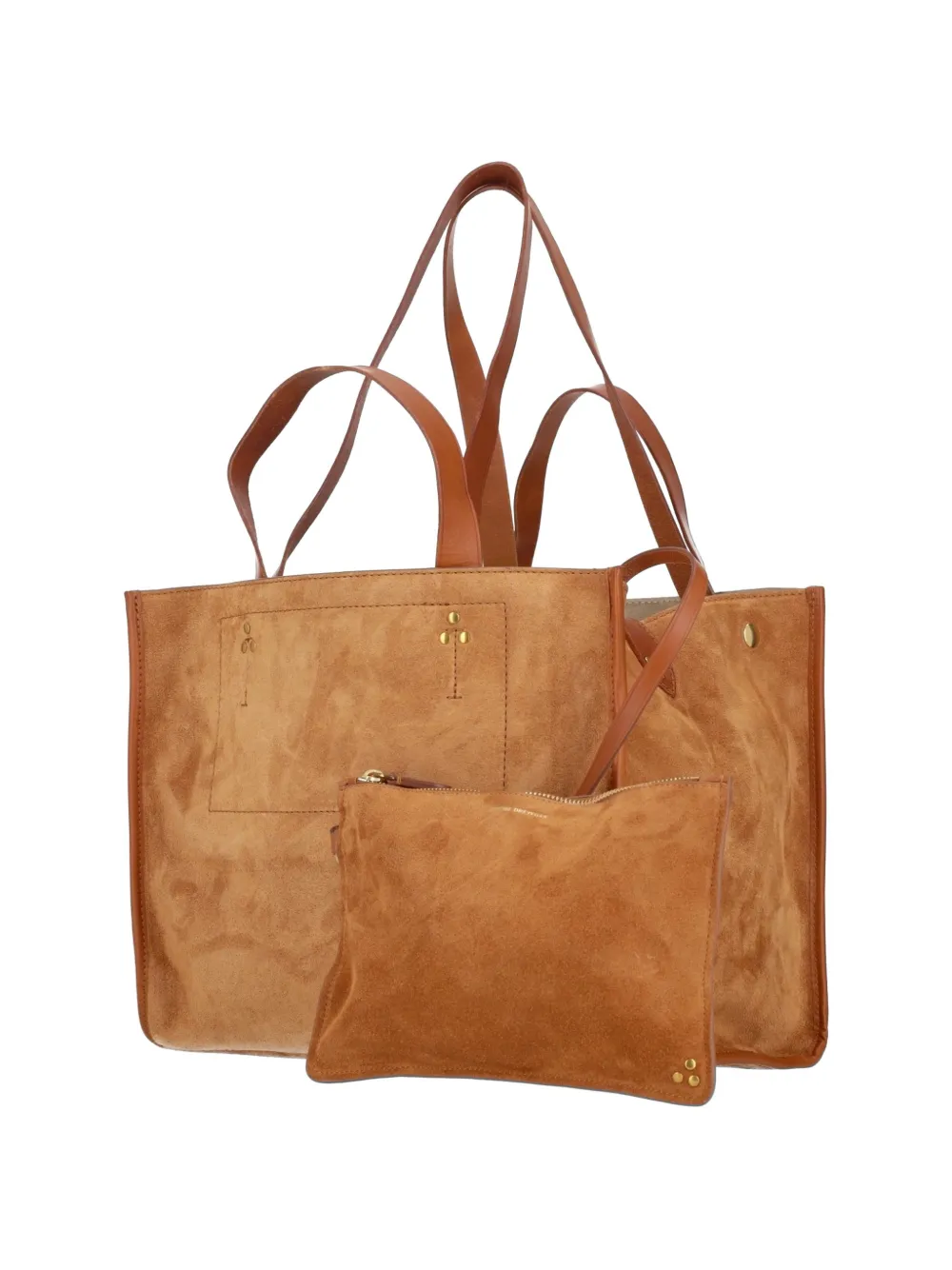 Jérôme Dreyfuss Léon M suède shopper Beige