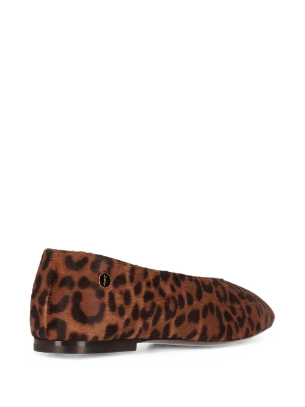 Saint Laurent Sao leopard-print ballet flats Bruin