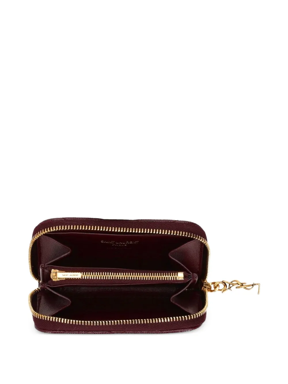 Saint Laurent Cassandre Bijou portemonnee Rood