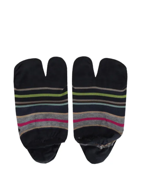 Antipast stripe-pattern Tabi socks