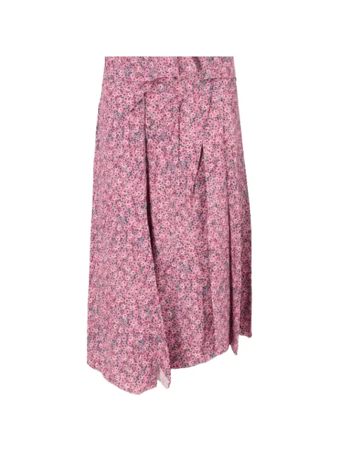 ISABEL MARANT — Cacia floral-print asymmetric midi skirt