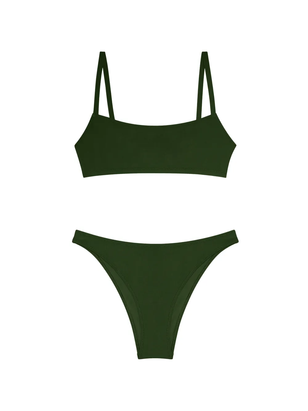LIDO scoop-neck bikini - Verde