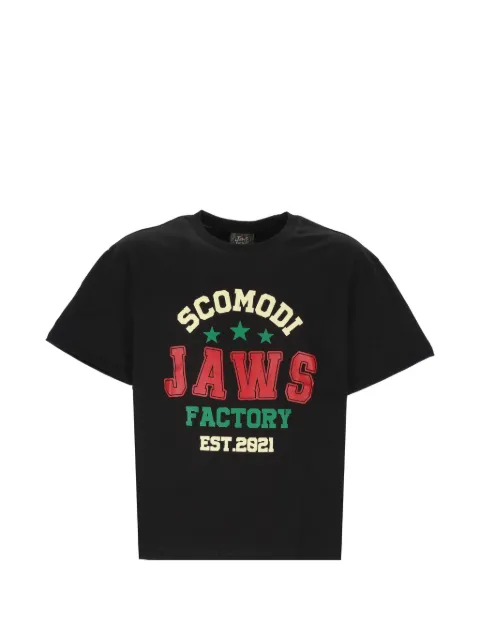Jaws Scomodi logo-print T-shirt