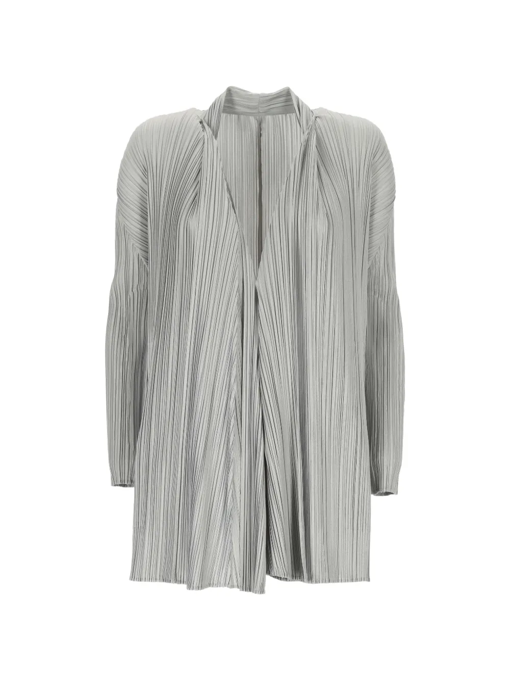 Pleats Please Issey Miyake plissé-effect sweatshirt - Grigio