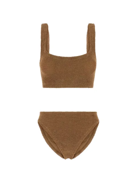 Hunza G Coverage Xandra crinkle-effect bikini