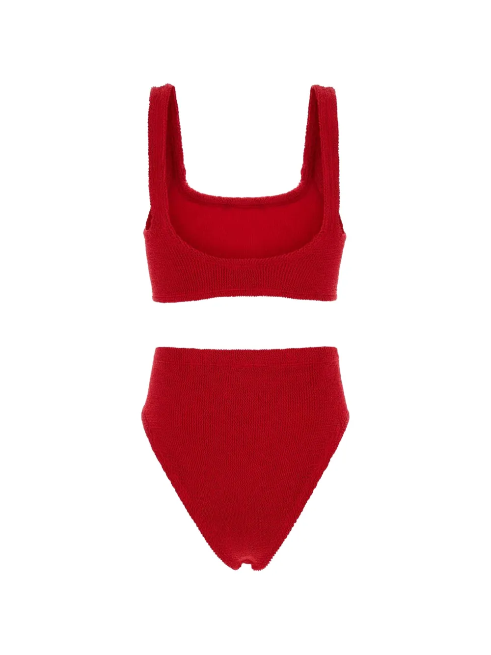 Hunza G Patricia bikini met gekreukt effect Rood