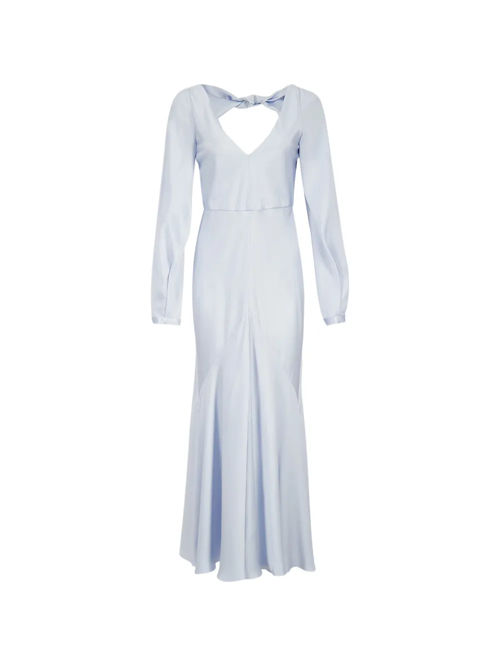Gabriela Hearst Peyton knot-detail maxi dress - Blue