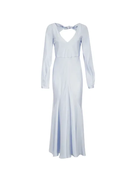 Gabriela Hearst Peyton knot-detail maxi dress