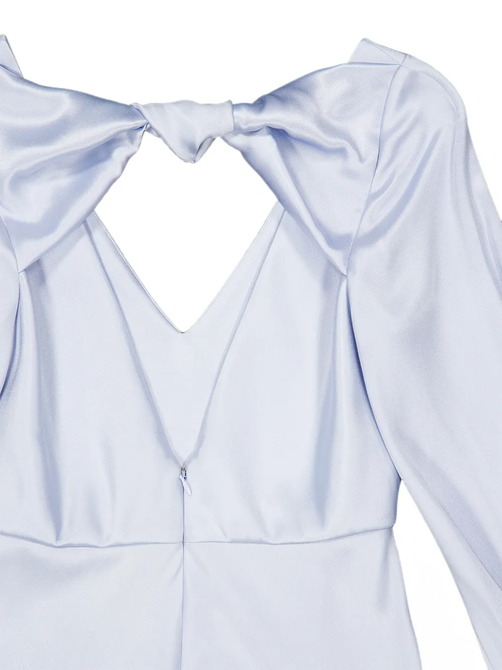 Gabriela Hearst Peyton maxi-dress met geknoopt detail Blauw