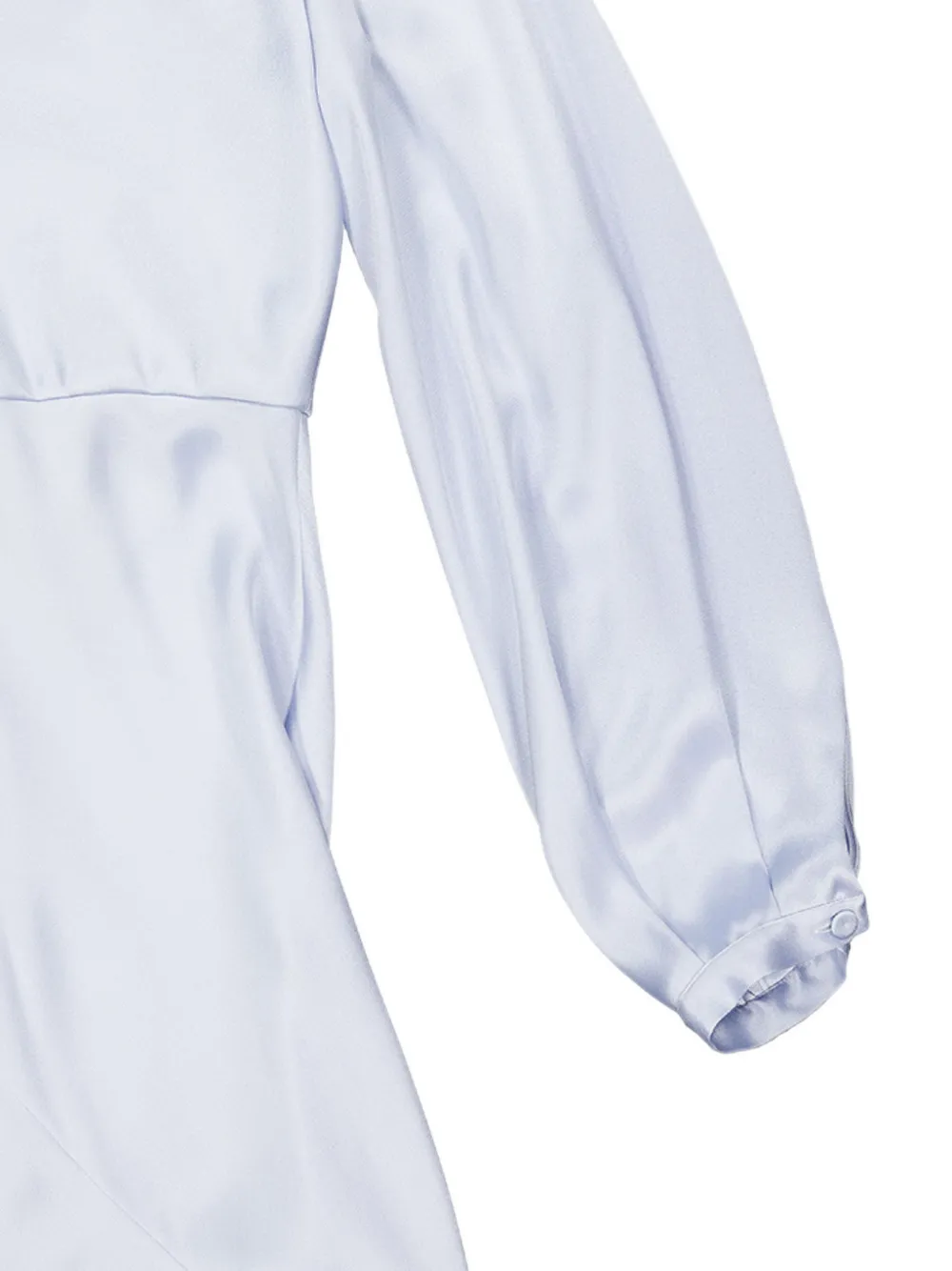 Gabriela Hearst Peyton maxi-dress met geknoopt detail Blauw