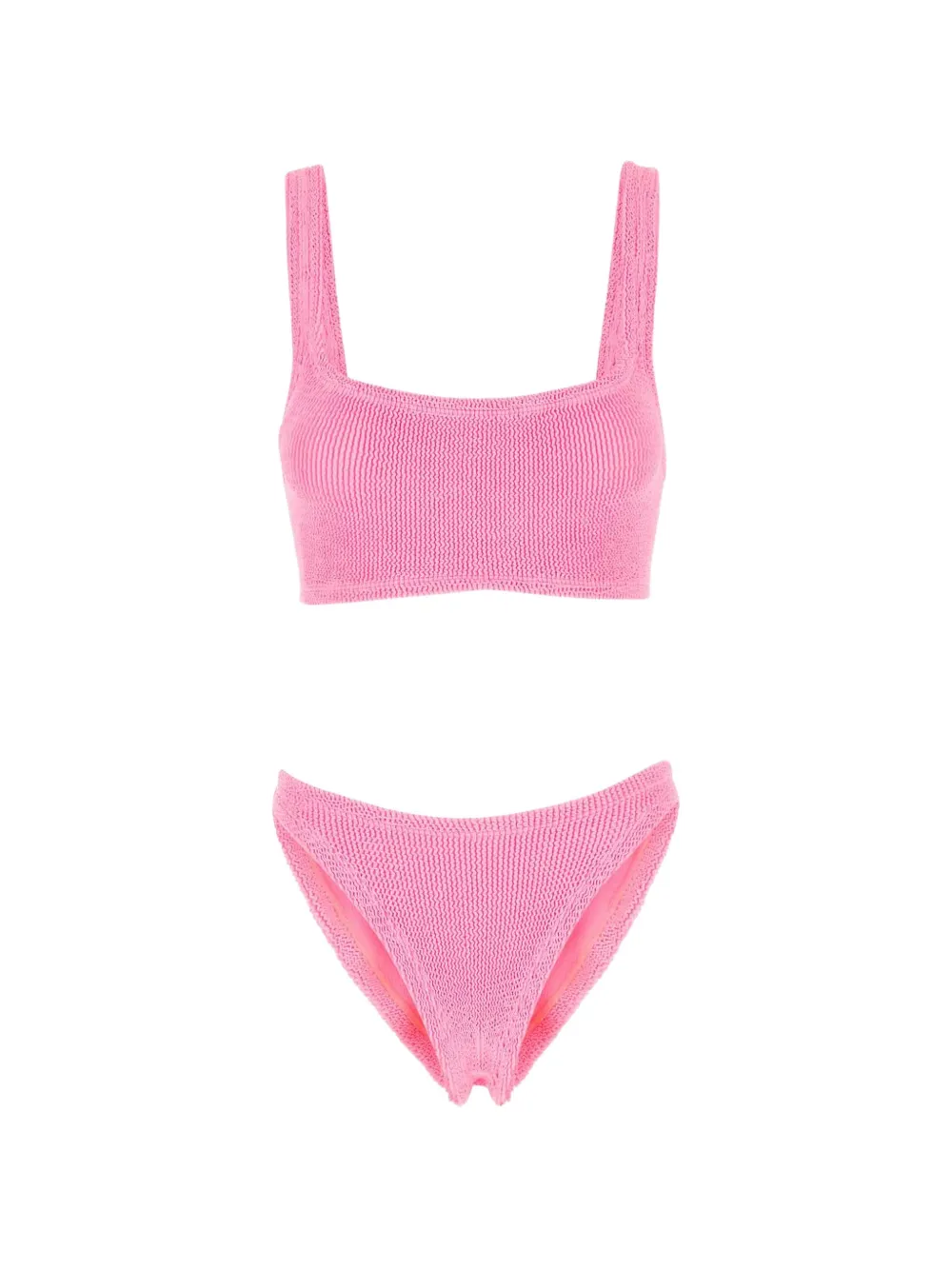 Hunza G Xandra crinkle-effect bikini - Rosa