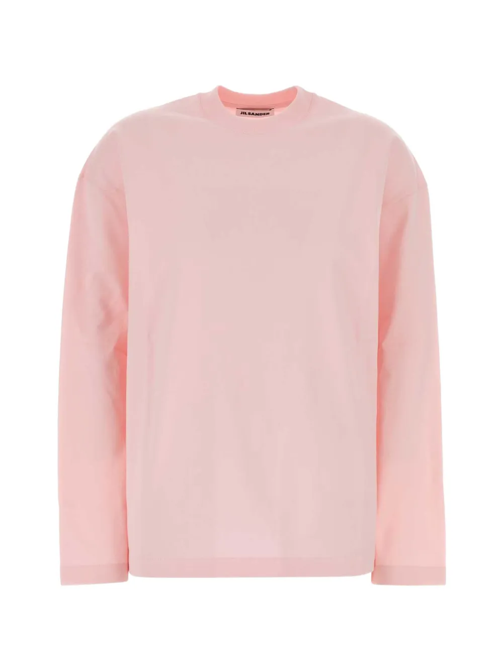 Jil Sander long-sleeve crew-neck T-shirt - Rosa