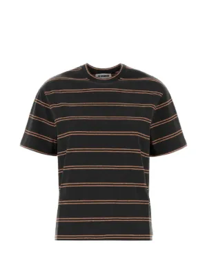 Miu Miu ストライプ Tシャツ | ブラウン | FARFETCH JP