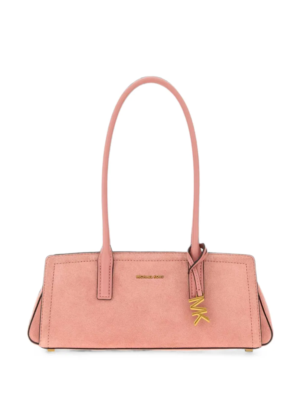 Michael Michael Kors logo-plaque leather shoulder bag - Rosa