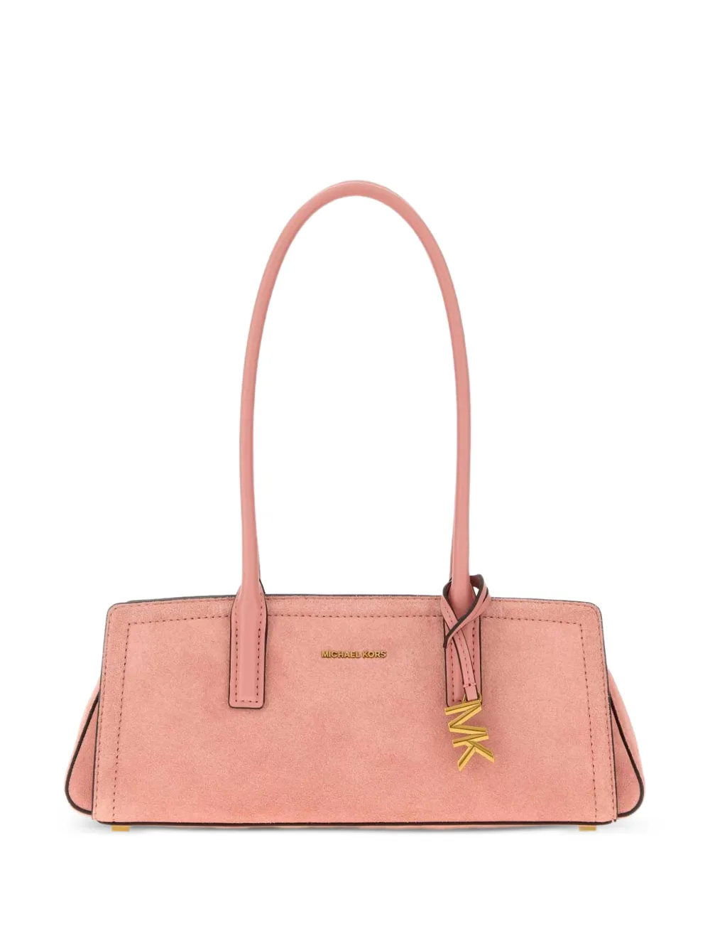 Michael Michael Kors logo-plaque leather shoulder bag - Rosa