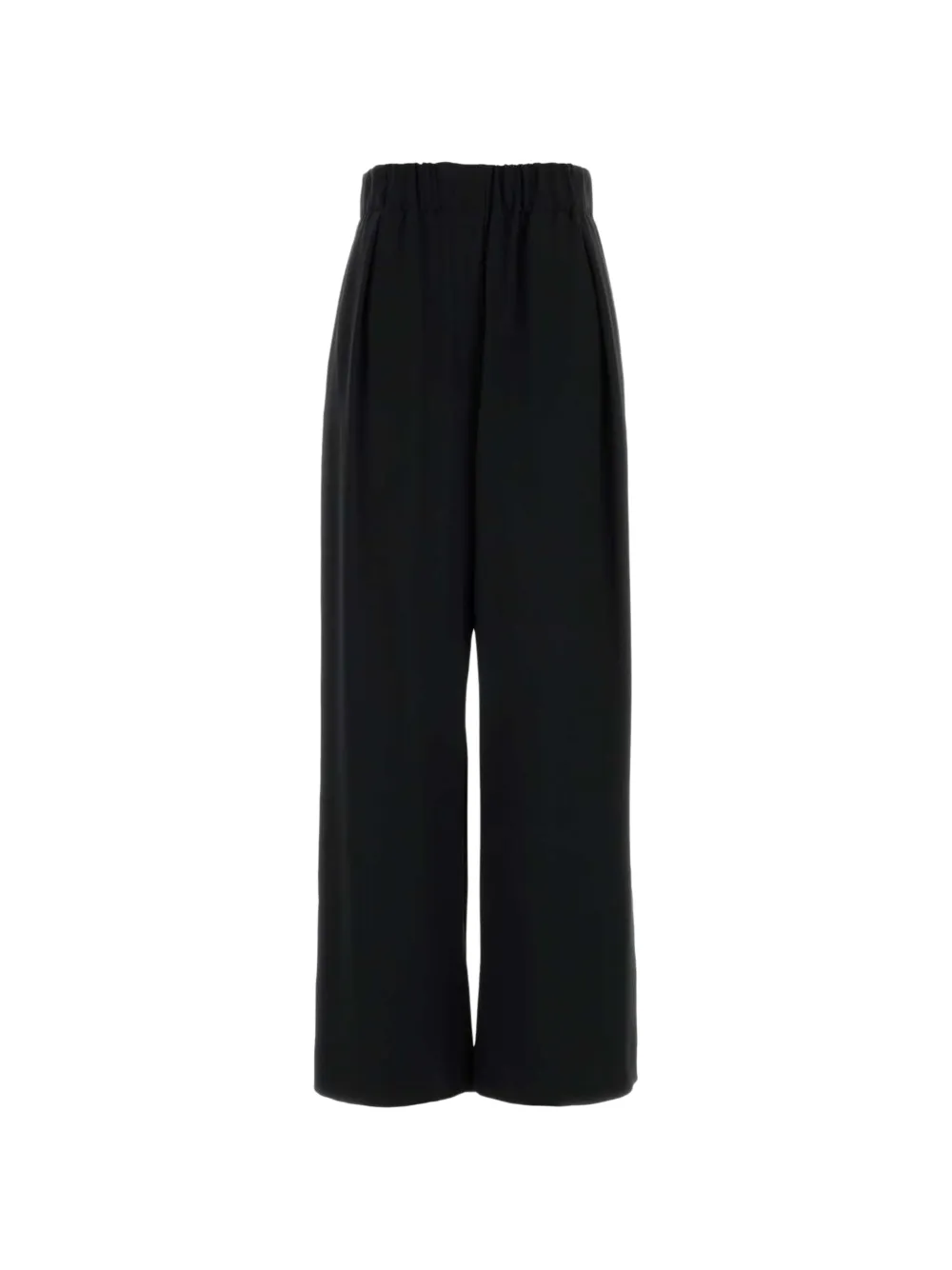 Jil Sander wide-leg crepe trousers - Black