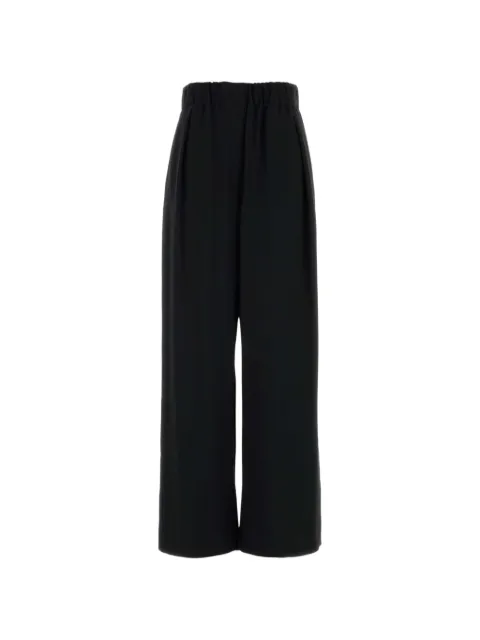 Jil Sander Pantaloni in crêpe a gamba ampia