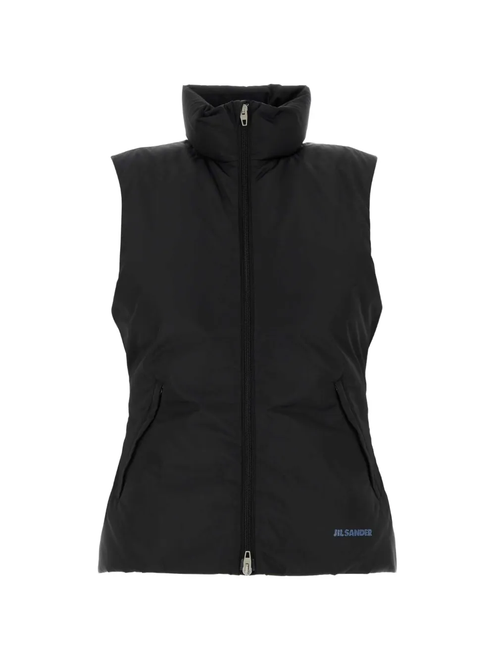 Jil Sander padded high-neck jacket - Black