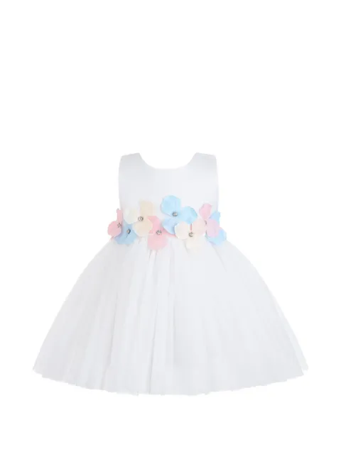 Tulleen Elarisse floral-waist tulle dress