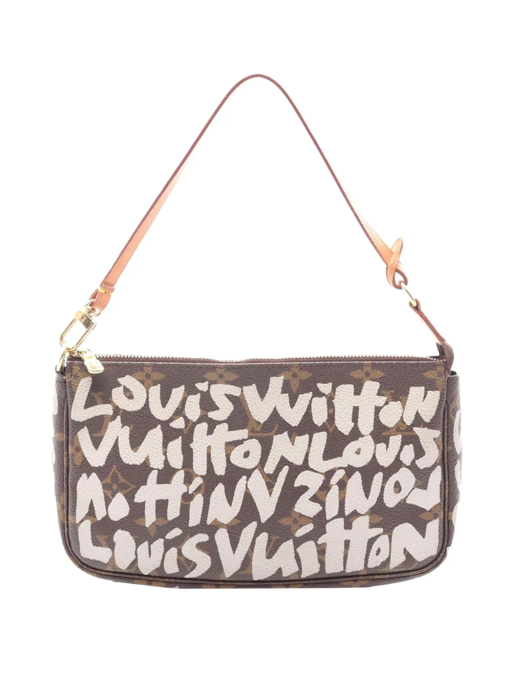 Louis Vuitton Pre-Owned 2001 Stephen Sprouse Monogram Graffiti Pochette Accessoires shoulder bag - Marrone