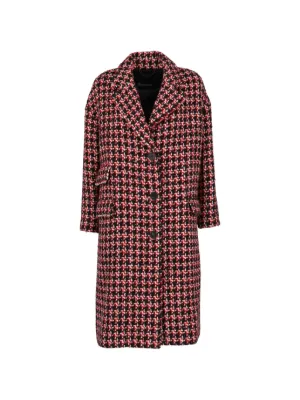Vivienne Westwood チェック ベルテッドコート | レッド | FARFETCH JP