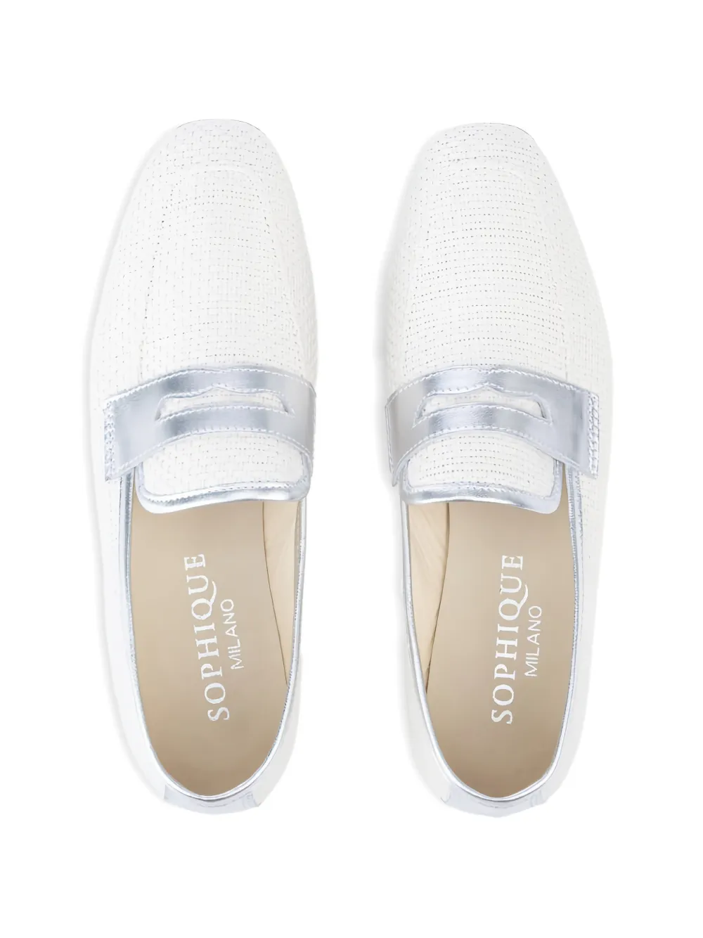 SOPHIQUE Essenziale penny loafers Wit