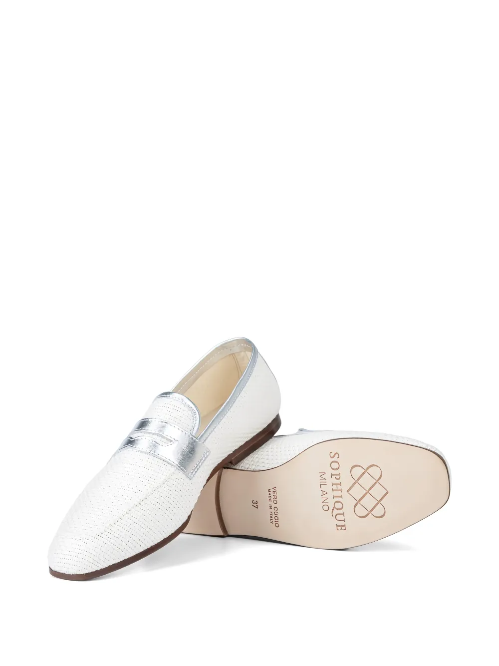 SOPHIQUE Essenziale penny loafers Wit