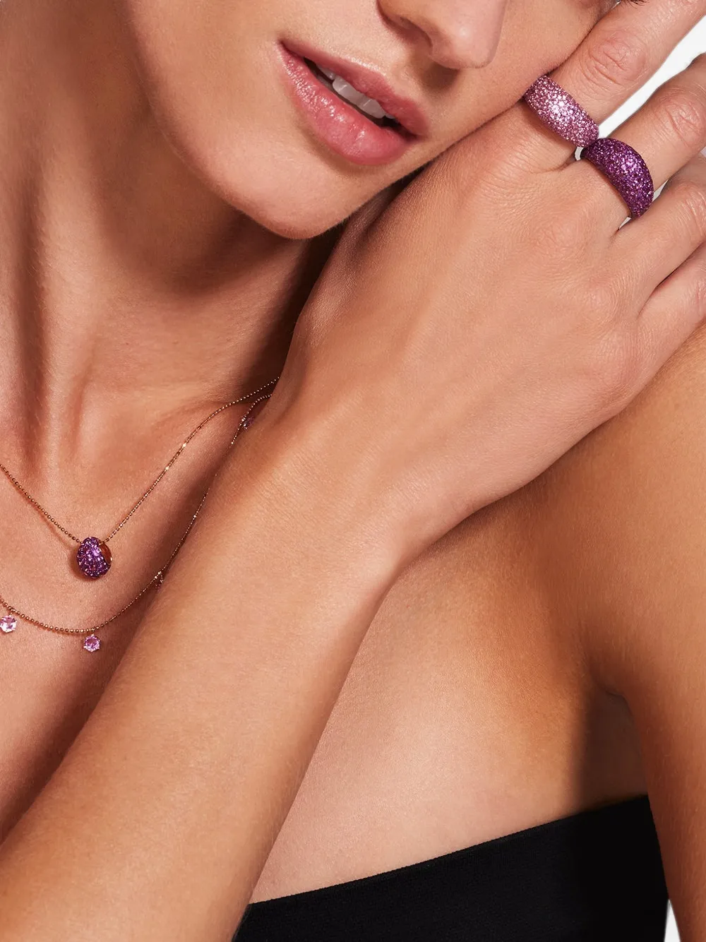 graziela Bahia rhodolite ring - Rosa