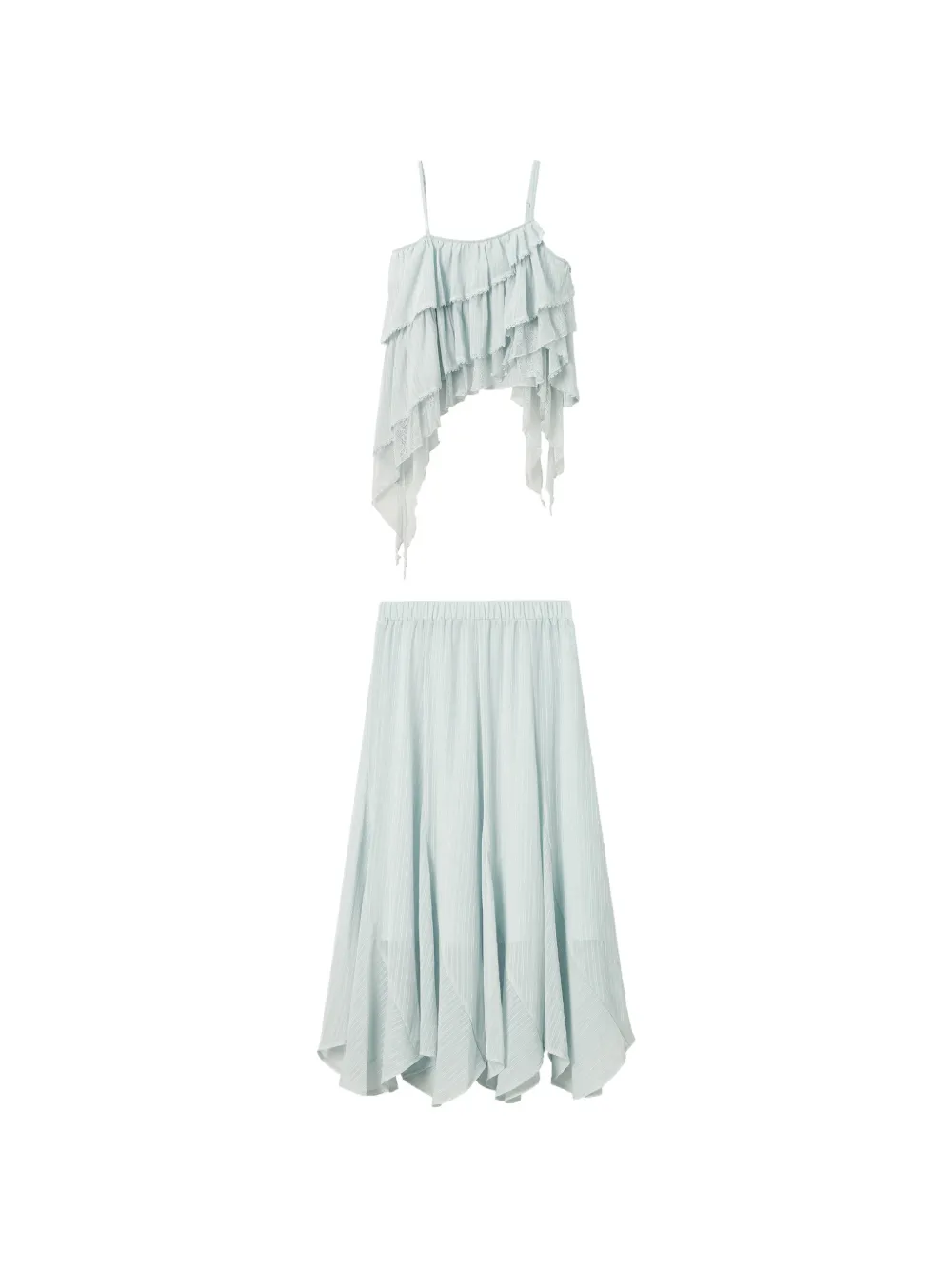 b+ab Abito con ruches - Blu