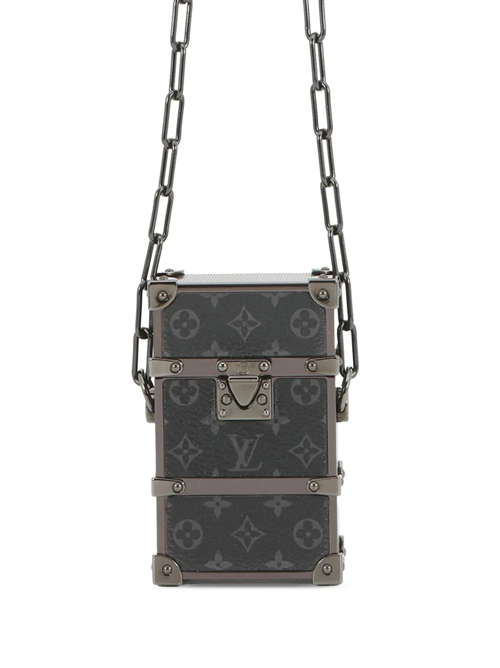 Louis Vuitton Pre-Owned 2021-2026 Monogram Eclipse Trunk Box Pouch crossbody bag - Nero