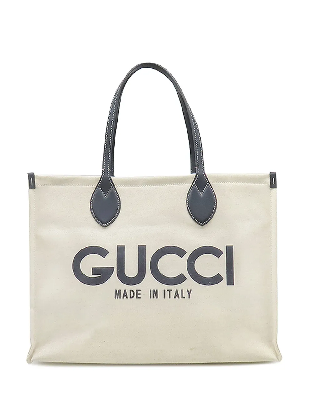 Gucci Pre-Owned 2000-2015 Large Canvas Logo tote bag - Toni neutri