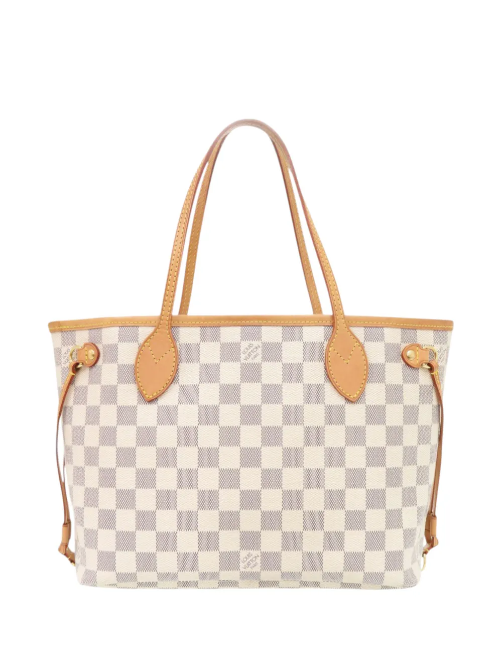 Louis Vuitton Pre-Owned 2012 Damier Azur Neverfull PM tote bag - White