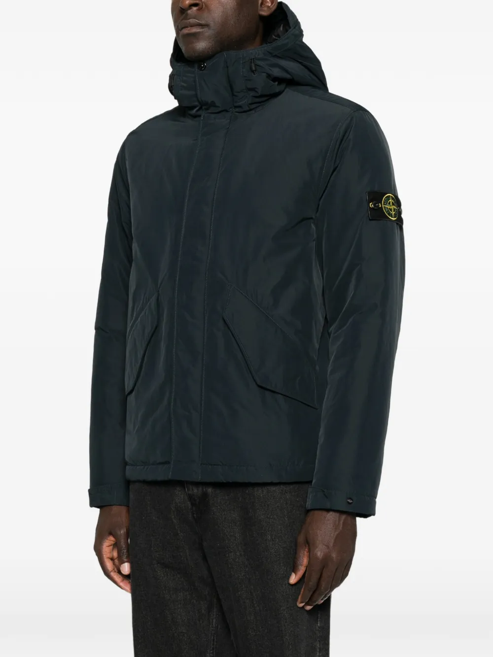 Stone Island 4100010 Twill mini-jack Blauw