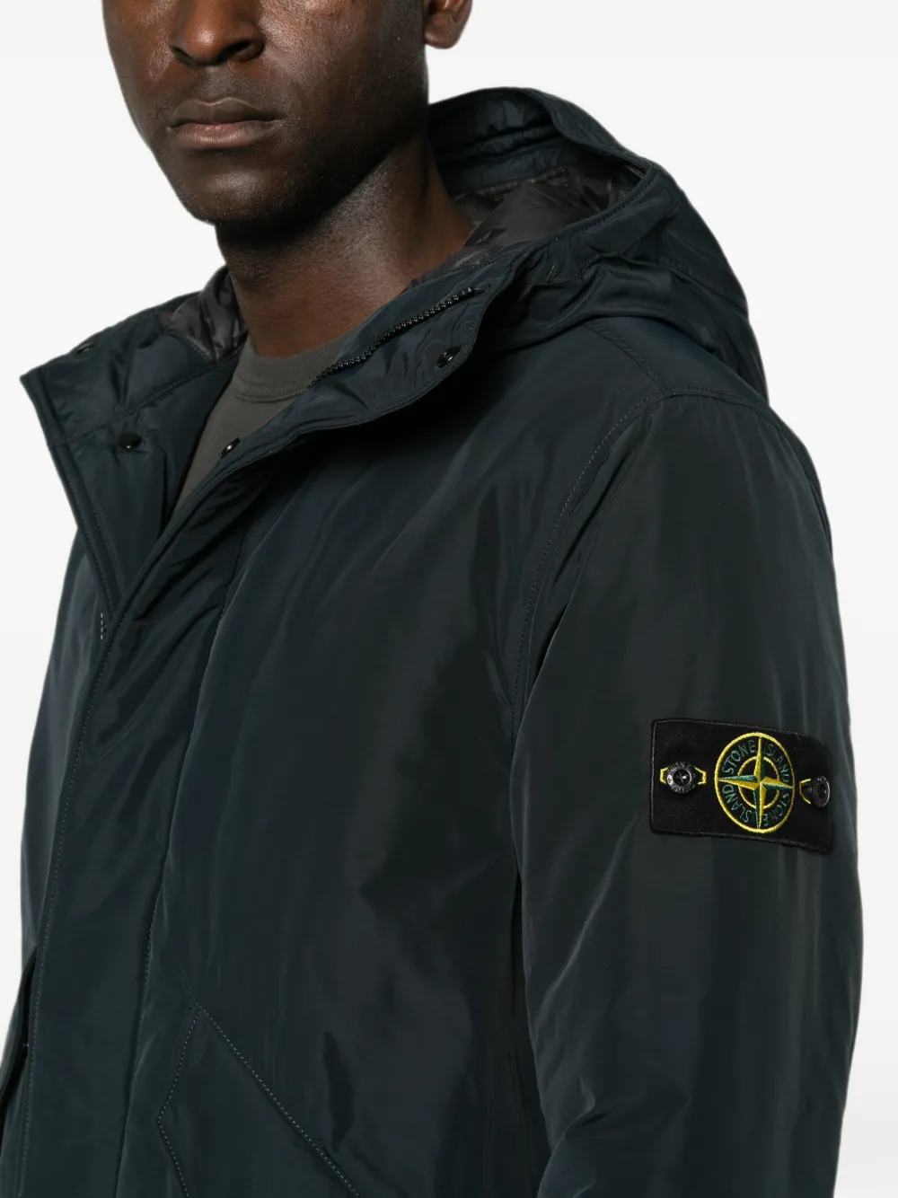 Stone Island 4100010 Twill mini-jack Blauw