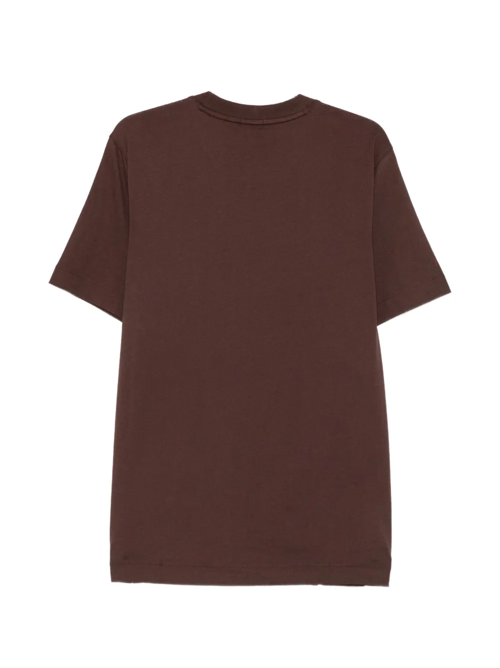 BOSS T-shirt met geborduurd logo Bruin
