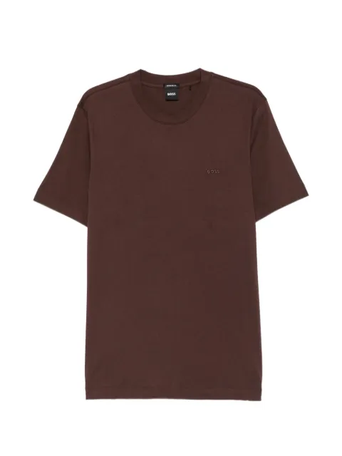 BOSS logo-embroidered T-shirt