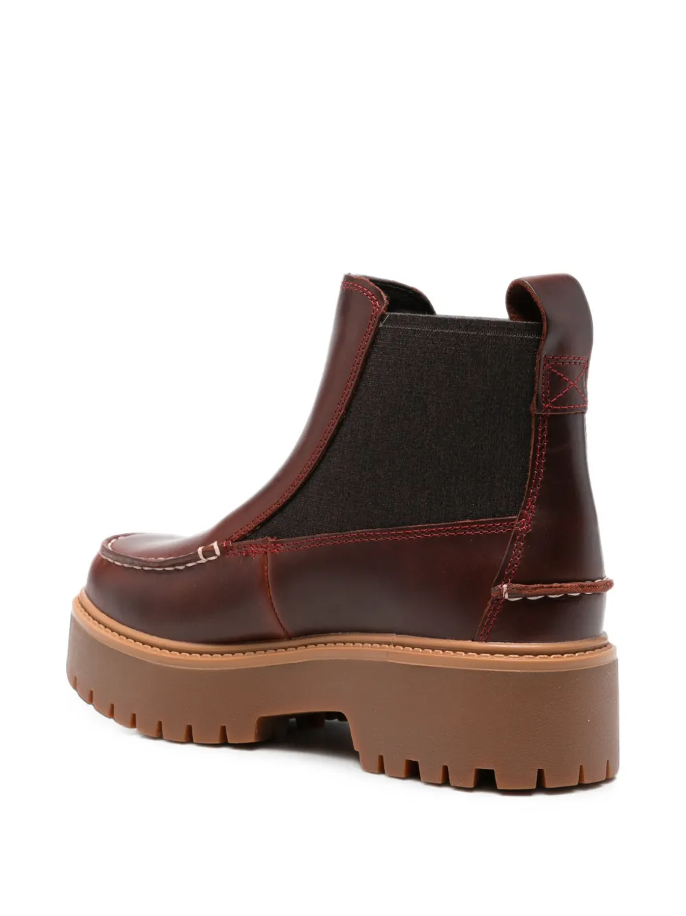 Timberland Laarzen met plateauzool Rood